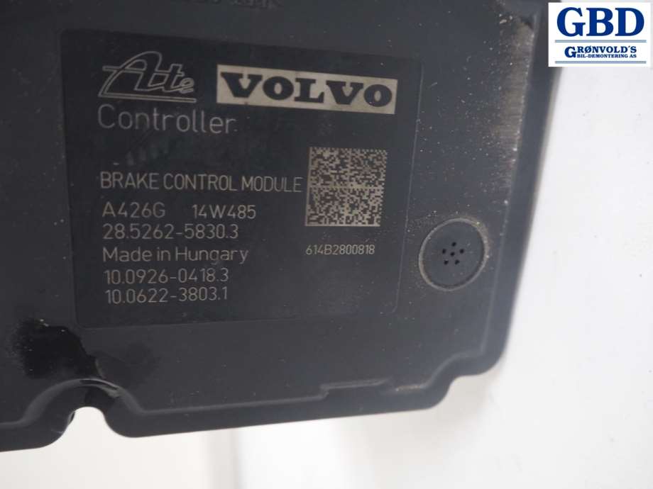 Volvo S60, 2014-2019 (Type II, Fase 2) (ATE/VOLVO|31423350|10.0926-0418.3|10-0622-3803.1)