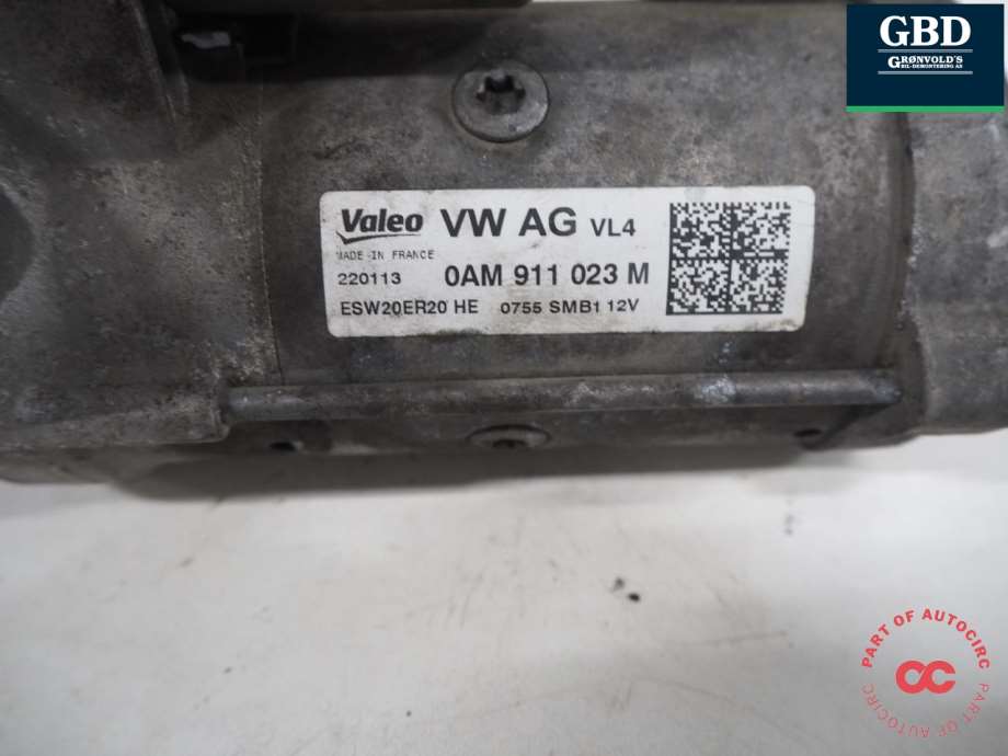 Audi A3, 2012-2016 (Type III, Fase 1) (VALEO|0AM 911 023 M|0AM 911 021 E)