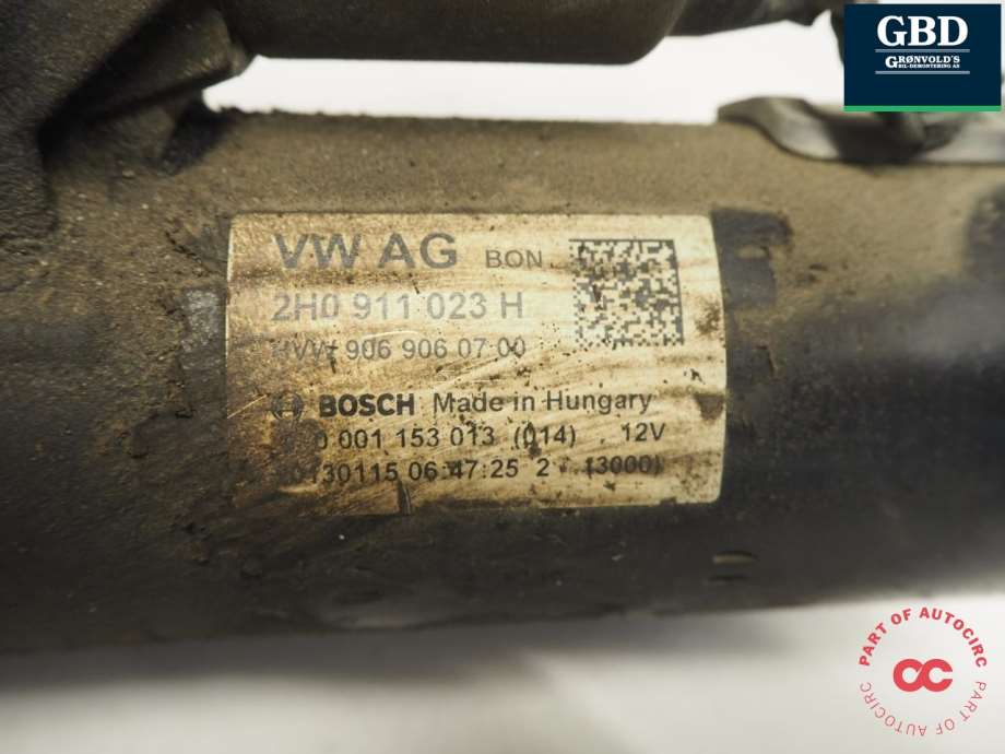 VW Amarok, 2010-2016 (Type I, Fase 1) (BOSCH|2H0 911 023 H|2H0 911 023 HX)