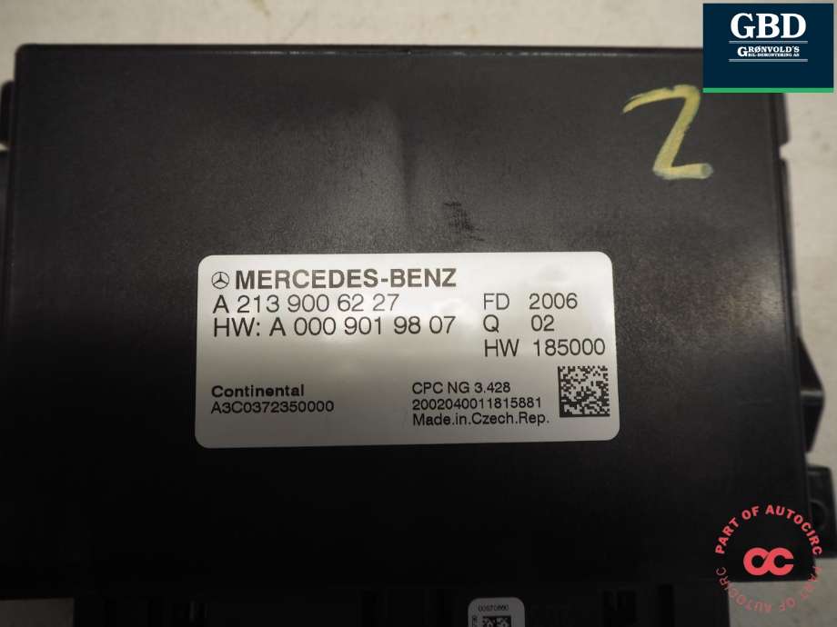 Styreenhet diverse til Mercedes GLC 2015-2022 (X253) (X253) (A 213 900 62 27|A 213 900 62 27 80|)