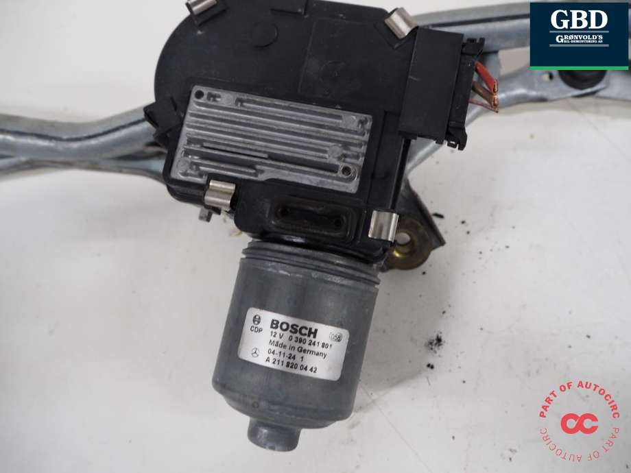 Viskermotor frontrute komplett m/overføring til Mercedes CLS 2004-2010 (C219) (C219) (BOSCH|A 219 820 01 42|211 820 04 42|)