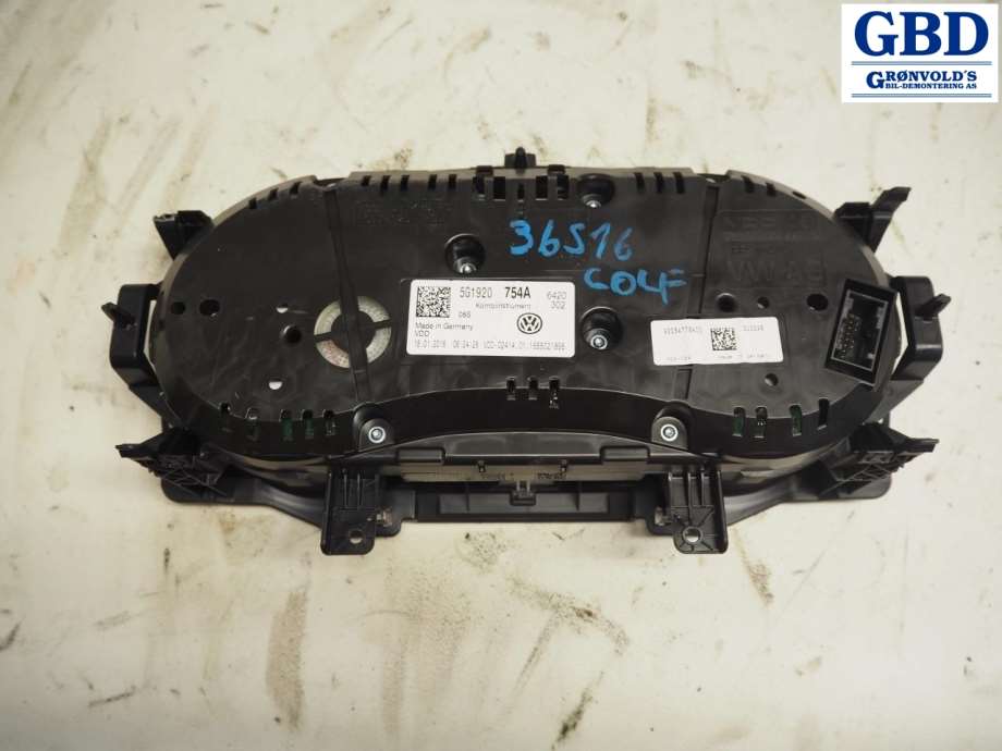 VW Golf VII, 2012-2017 (Fase 1) (5G1 920 754 A|A2C94778400)