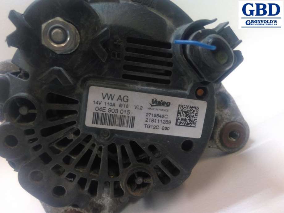 VW Polo, 2017-2021 (Type VI, Fase 1) (VALEO|04E 903 015|04E 903 015 G)