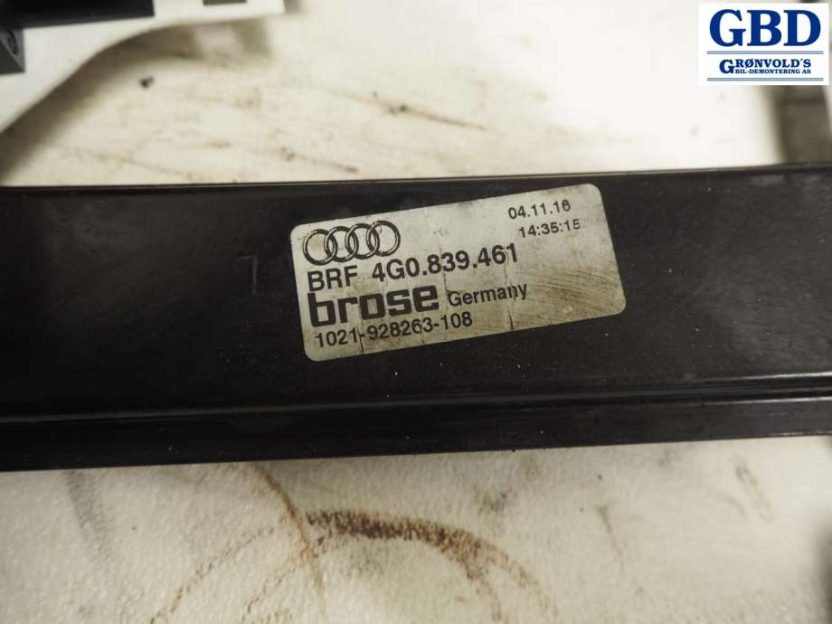 Audi A6, Allroad, 2015-2019 (Type III, Fase 2) (C7) (BROSE|4G0 839 461|1021 928263 108)