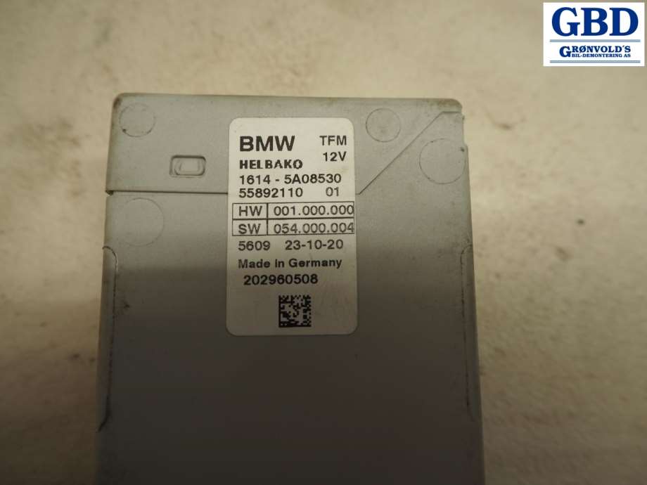 BMW X1, 2015-2022 (F48) (16 14 5 A08 530|55892110 01)