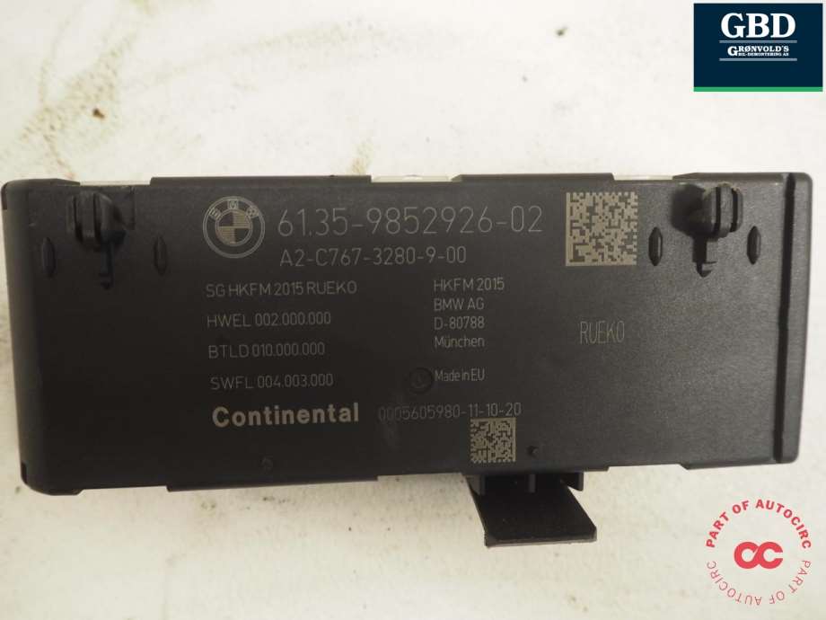 BMW X1, 2015-2022 (F48) (61 35 9 852 926|6135 9852926 02)