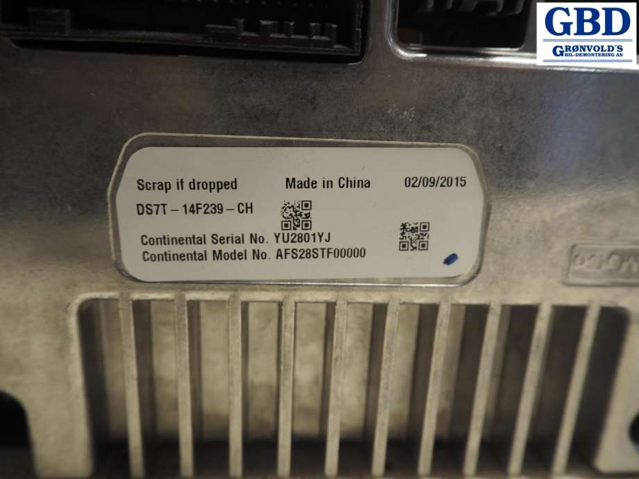 Ford Mondeo, 2014-2019 (Type V, Fase 1) (5308885|DS7T-18B955-FB|DS7T 14F239 CH)