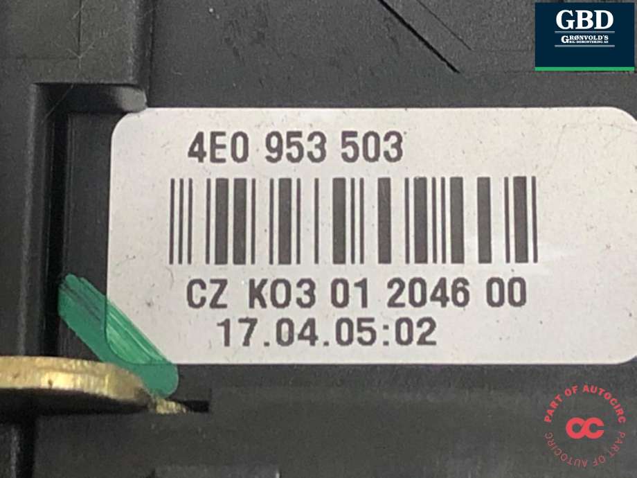 Bryter combi til Audi A4 2004-2008 (Type III) (B7) (B7) (4E0 953 503|4E0 953 513 K|)