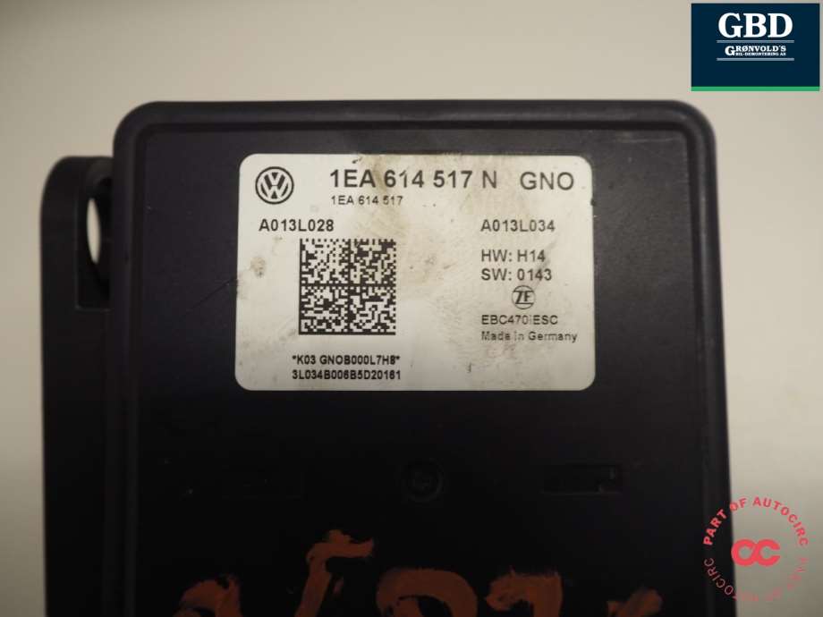 VW ID.3, 2020- (1EA 614 517 AA|1EA 907 379 AA)