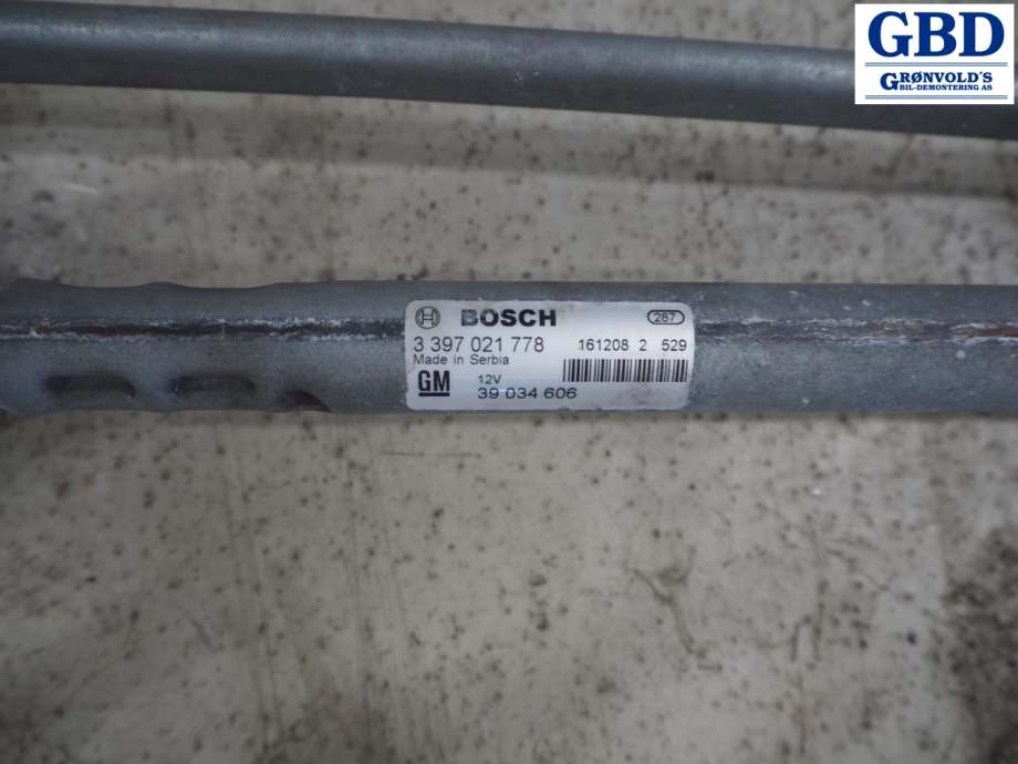 Opel Astra K, 2015- (BOSCH|39018769|39034606|3 397 021 778)