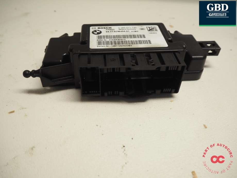 Styreenhet airbag hovedsensor til BMW 4-Serie 2013-2020 (F32/F33/F36) (F32/F33/F36) (65 77 9 461 918|65 77 9296494 01|)