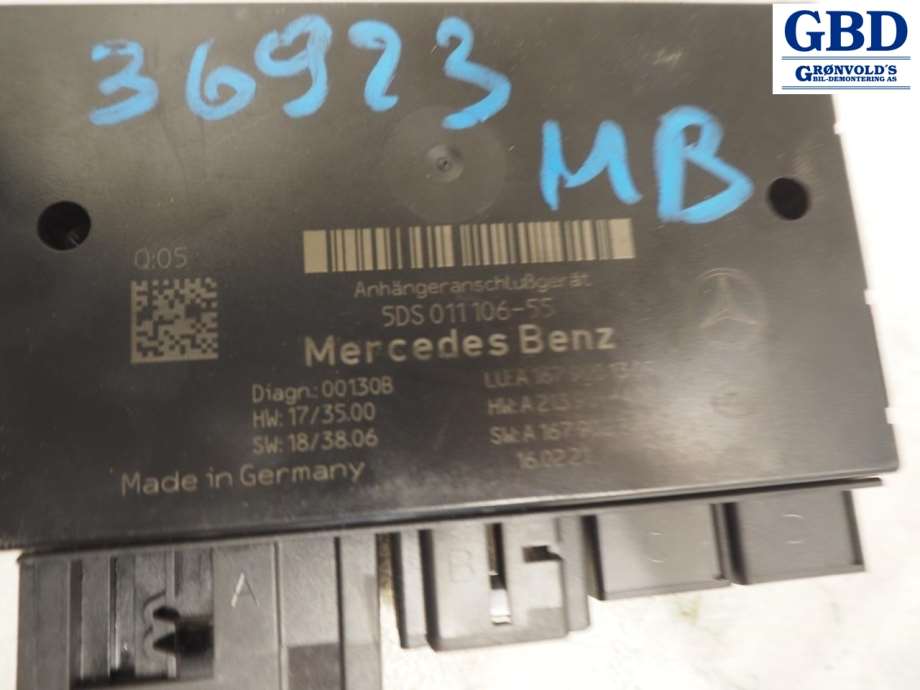 Mercedes GLC, 2015-2022 (X253) (A 213 901 64 12|5DS 011 106 55)