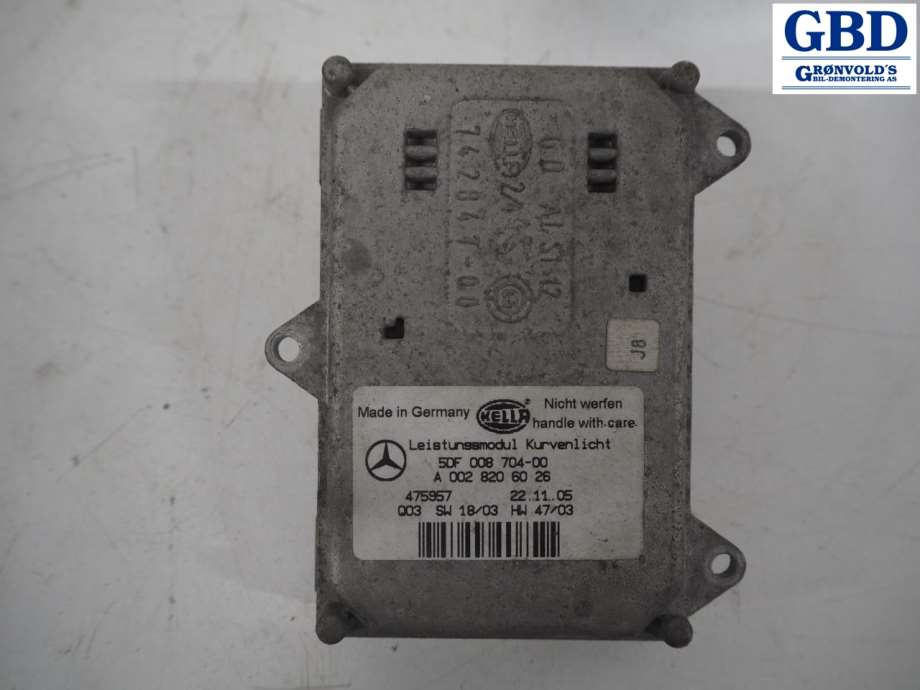 Mercedes ML, 2005-2011 (W164)(HELLA|A 002 820 60 26)