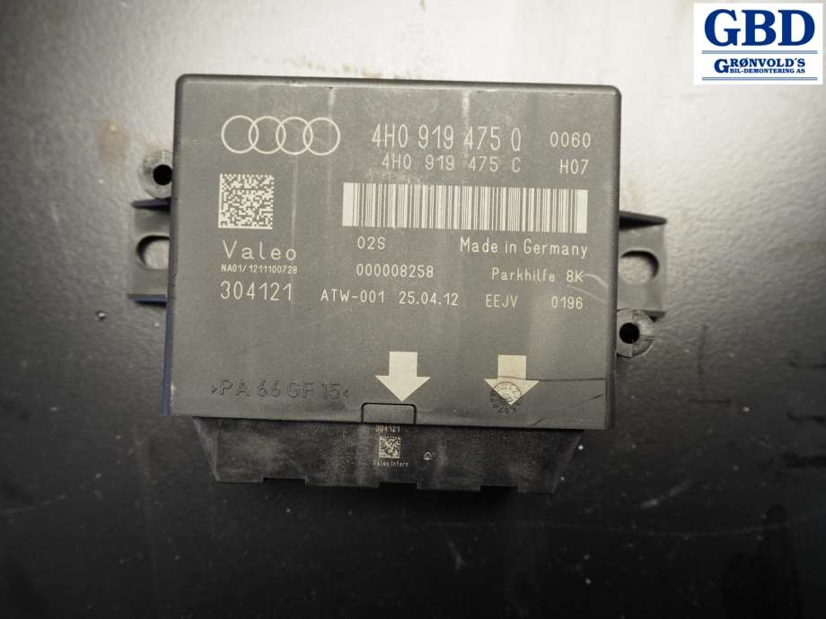 Audi A6, 2011-2014 (Type IV, Fase 1) (C7) (4H0 919 475 Q)