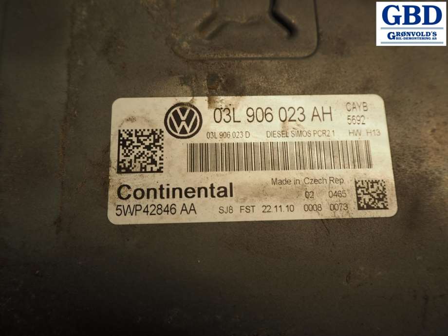 VW Polo, 2009-2014 (Type V, Fase 1) (CONTINENTAL|03L 906 023 AH)