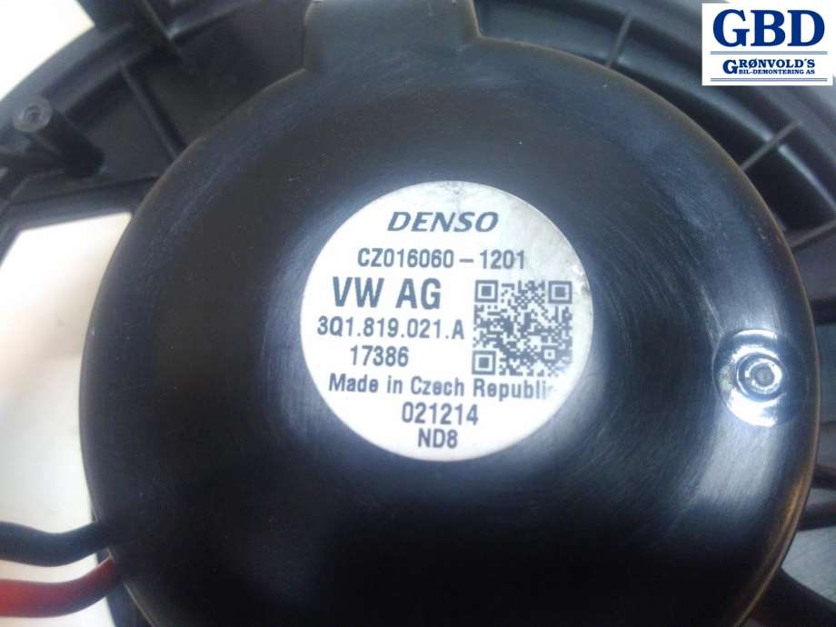 VW Passat, 2015-2019 (B8, Fase 1) (DENSO|3Q1 819 021 A|CZ016060-1201)