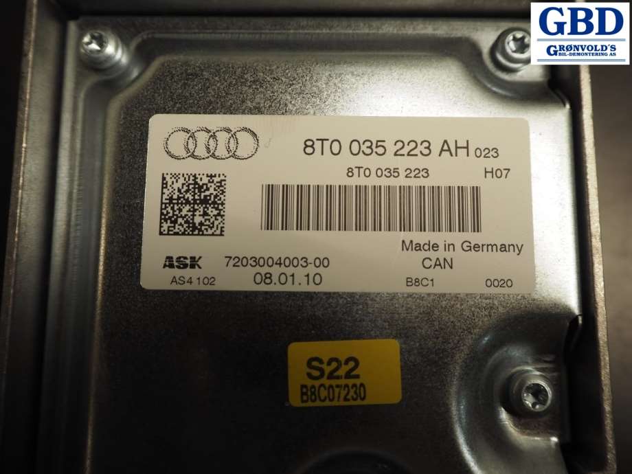 Audi A5, 2007-2016 (Type I) (8T0 035 223 AH)