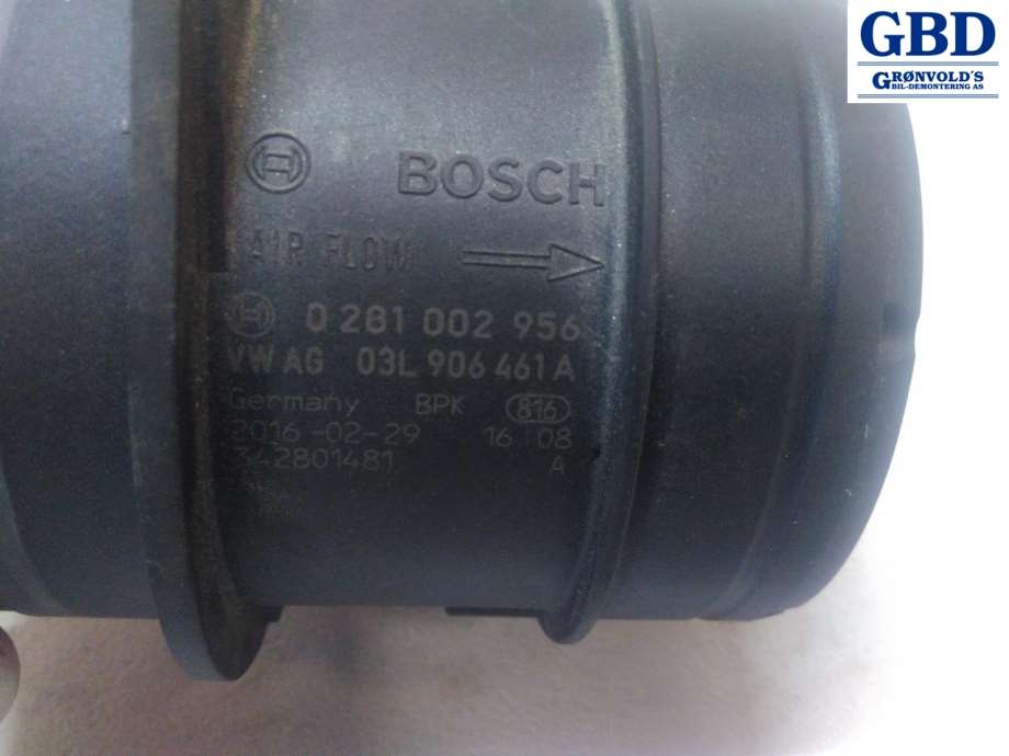 Škoda Octavia, 2013-2016 (Type III, Fase 1) (BOSCH|03L 906 461 A|0 281 002 956)