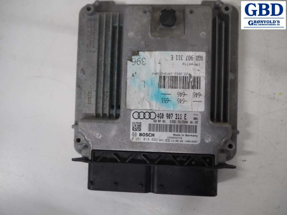 Audi A6, 2011-2014 (Type IV, Fase 1) (C7)(|4G0 907 311 E)