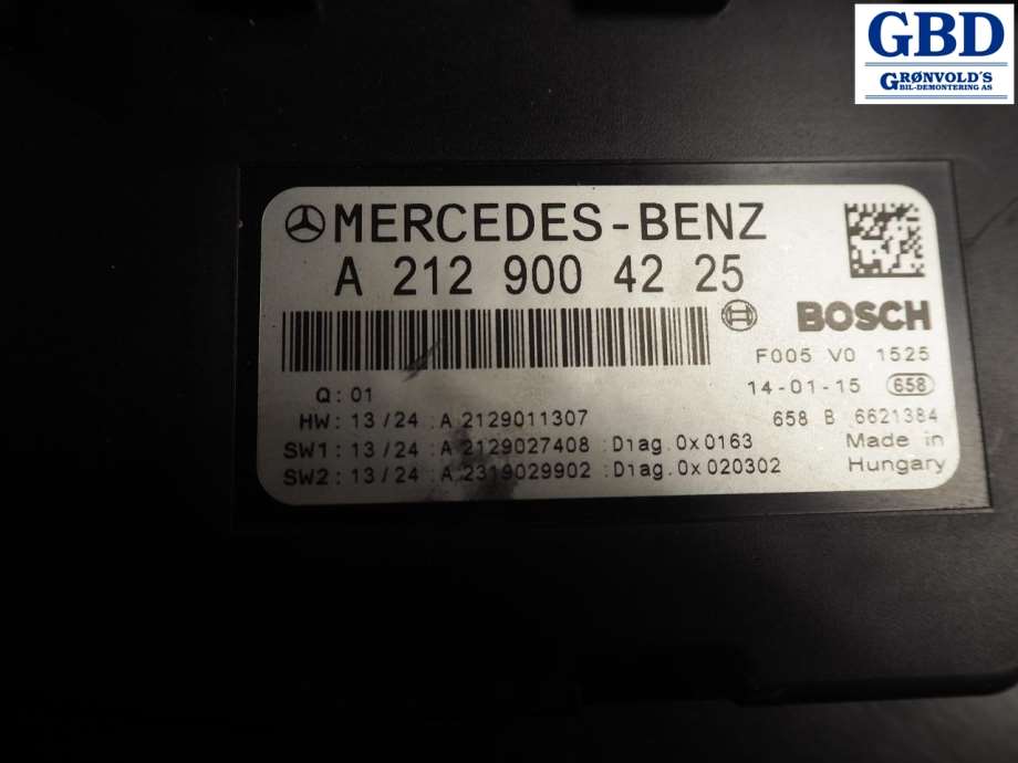 Mercedes E-Klasse, 2013-2016 (W212, Fase 2) (A 212 900 42 25|658 B 6621384)