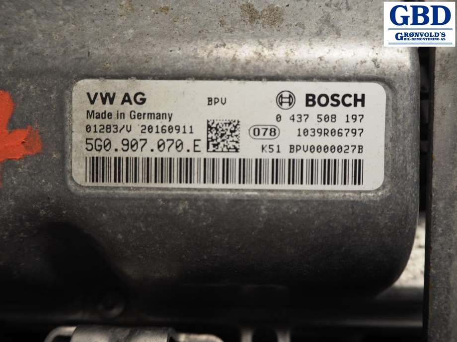 VW Golf VII, 2012-2017 (Fase 1) (BOSCH|5G0 907 070 E)