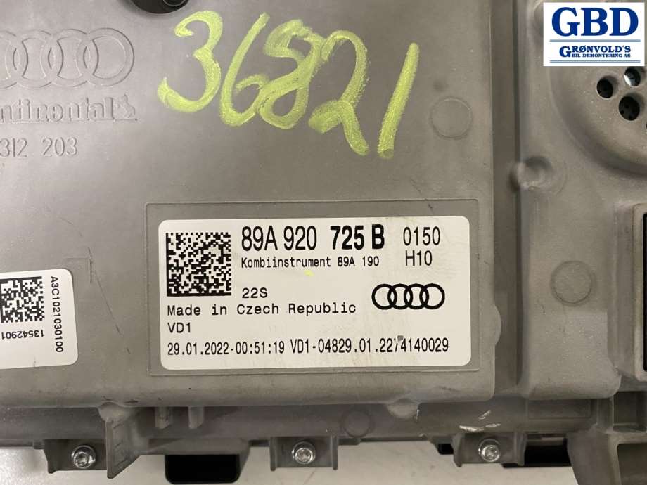 Audi Q4 e-tron, 2021- (89A 920 725 B)