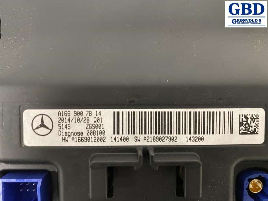 Mercedes B-Klasse, electric drive, 2014-2018 (W242) (A 166 900 78 14)