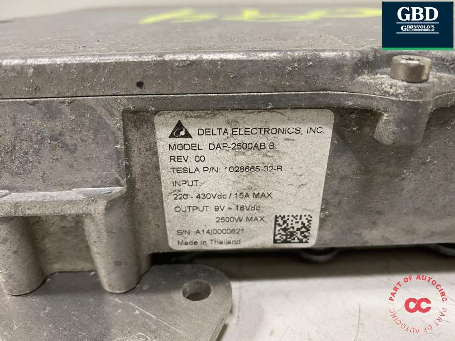 DCDC converter elbil til Mercedes B-Klasse, electric drive 2014-2018 (W242) (W242) (A 242 342 47 00|A 242 342 47 00 80|1028665-02-B)