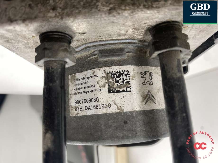ABS sentral til Citroën C4, Picasso 2013-2018 (Type II)  (16 131 280 80|16 108 414 80| 16 825 896 80|9807509080)
