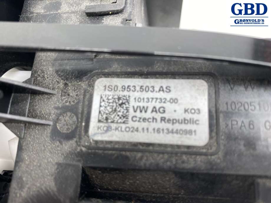 VW Up, 2012-2019 (VW AG|1S0 953 513 K|1S0 953 503 AS )