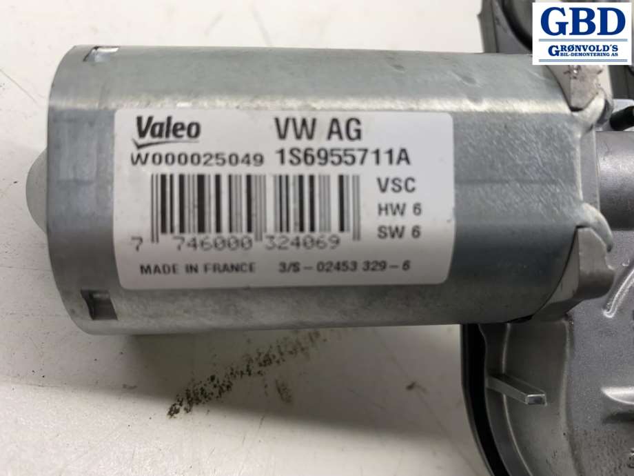 VW Up, 2012-2019 (VALEO|5G0 955 711 C|1S6955711A)