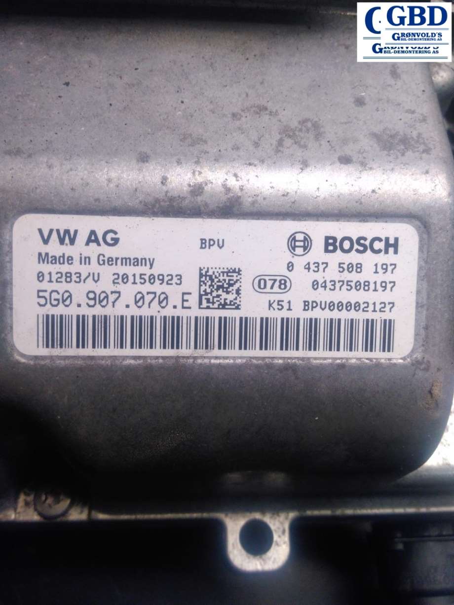 VW Golf VII, 2012-2017 (Fase 1) (5G0 907 070 E)