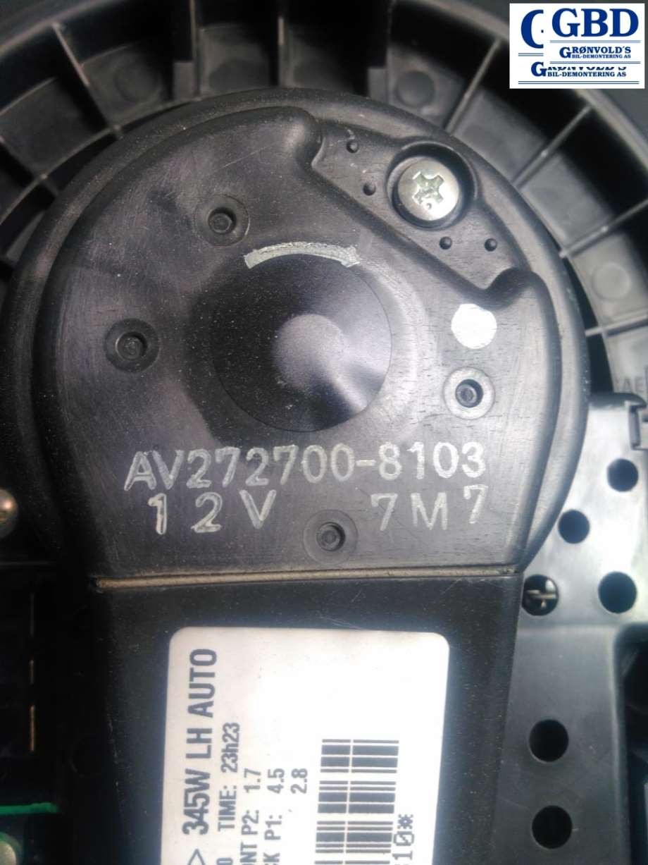 Toyota Avensis, 2009-2015 (Type III, Fase 1) (87103-02150|272700-8103)