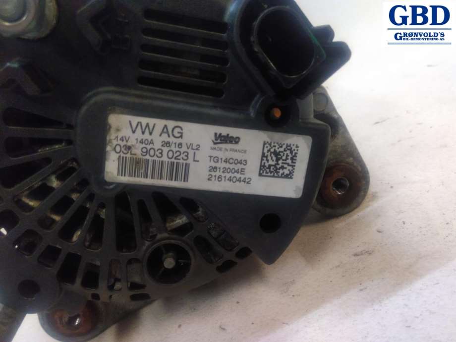 VW Caddy, 2015-2020 (Type III, Fase 3) (VALEO|03L 903 023 L|03L 903 023 LX)