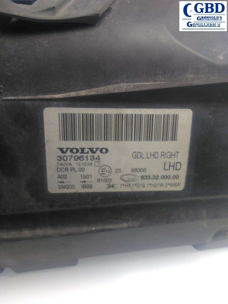 Volvo S80, 2006-2013 (Type II, Fase 1) (31214320|30796134)