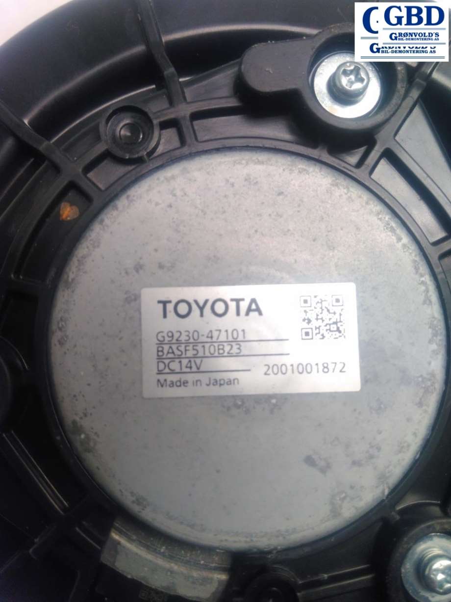 Toyota Prius, 2016- (Type IV, COMBI) (G9230-47090|G9230-47101|G926V47010)