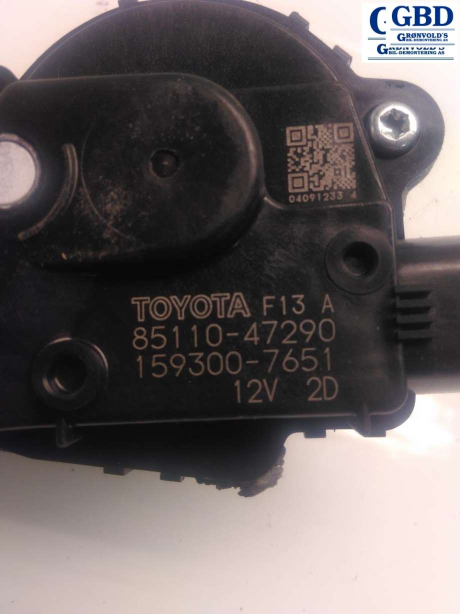 Toyota Prius, 2016- (Type IV, COMBI) (TOYOTA|85110-47290|159300-7651)