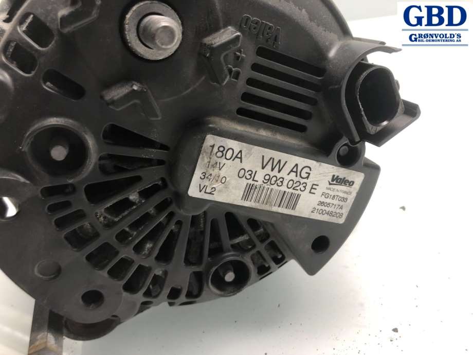 VW CC, 2008-2012 (Passat CC) (VW AG / VALEO|03L 903 024 J|03L 903 023 E)