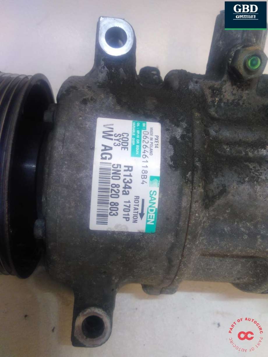 Aircondition kompressor til VW Passat 2005-2010 (B6) (B6) (SANDEN|5K0 820 803 K|5K0 820 803 L|5N0 820 803)