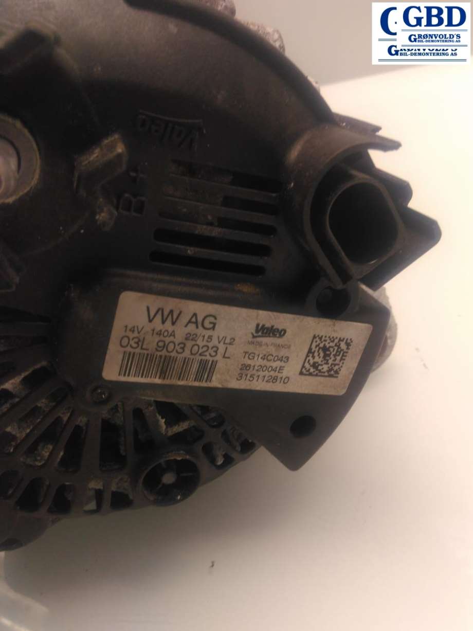 VW Golf VII, 2012-2017 (Fase 1) (VALEO / VW AG |03L 903 023 L |03L 903 023 LX)