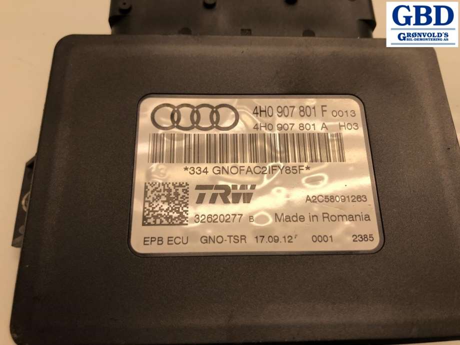 Audi A6, Allroad, 2012-2014 (Type III, Fase 1) (C7) ( 4H0 907 801 L|4H0 907 801 F)