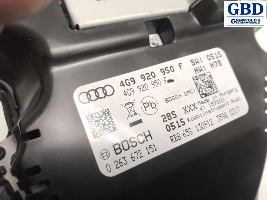 Audi A6, Allroad, 2012-2014 (Type III, Fase 1) (C7) (4G9 920 950 F|4G9 920 950 FX)