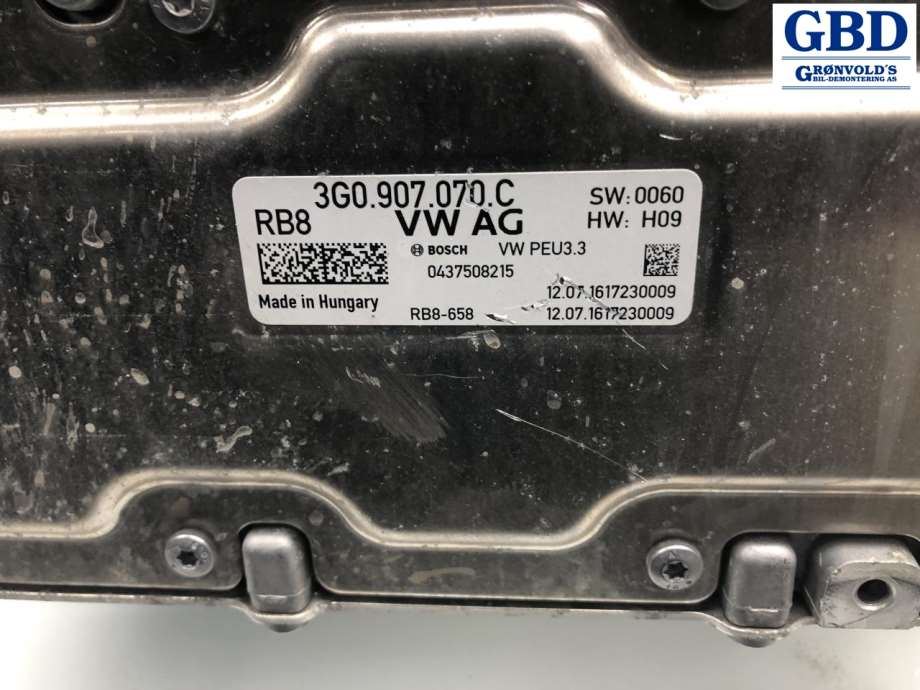 VW Passat, 2015-2019 (B8, Fase 1) (VW AG |3G0 907 070 G|3G0 907 070 C)