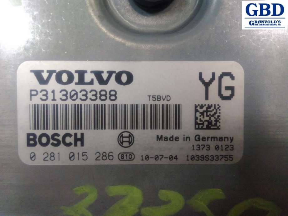 Volvo XC60, 2008-2013 (Type I, Fase 1) (BOSCH|31303388)