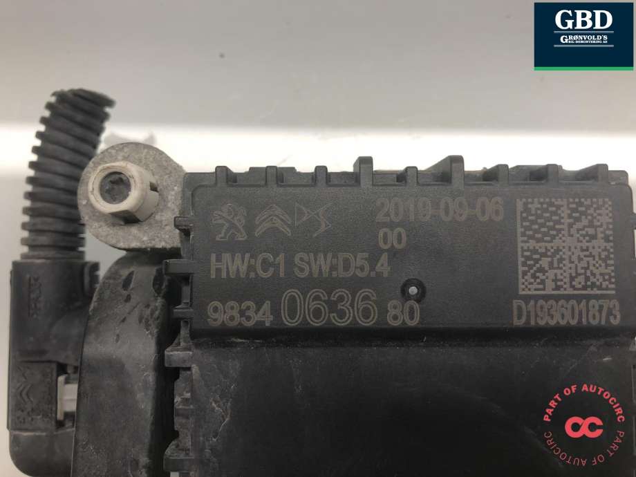 Sensor radar til Citroën C5, Aircross 2019-->>  (16 479 081 80|98 34 06 36 80|)