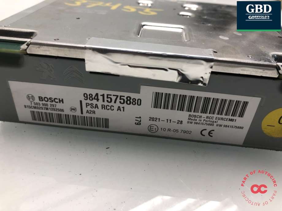 Peugeot Expert, 2016- (Type III) (BOSCH|98 415 758 80|7 503 900 297)