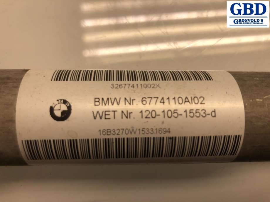 BMW X5, 2013-2018 (F15) (32 30 6 864 137|120-105-1553-D|6774110AI02)