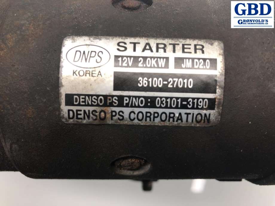 Hyundai Santa Fe, 2006-2009 (Type II, Fase 1) (DENSO|36100-27011|36100-27010)