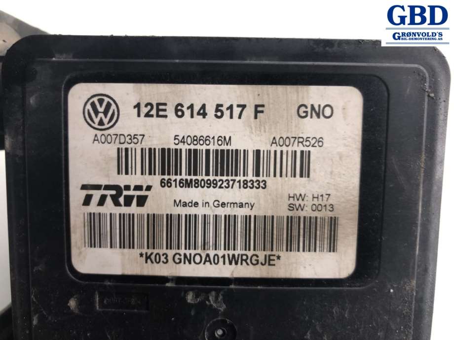 VW E-Up, 2013-2019 (TRW|12E 614 517 F)