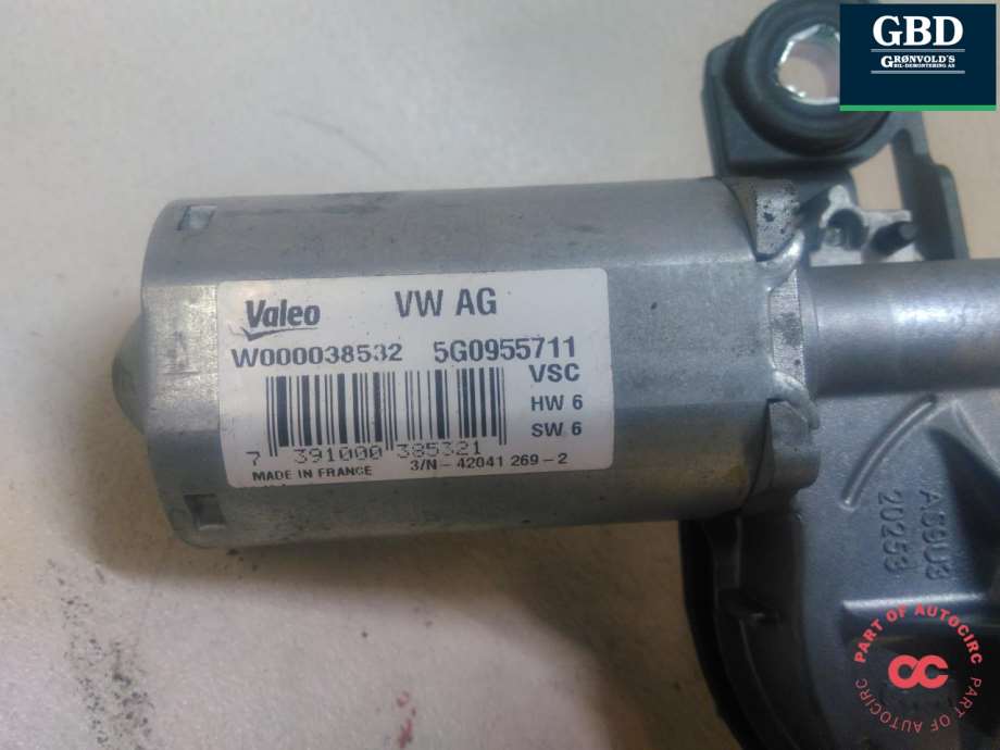 VW Golf VII, 2012-2017 (Fase 1) (VALEO|5G0 955 711 C|5G0 955 711 A)